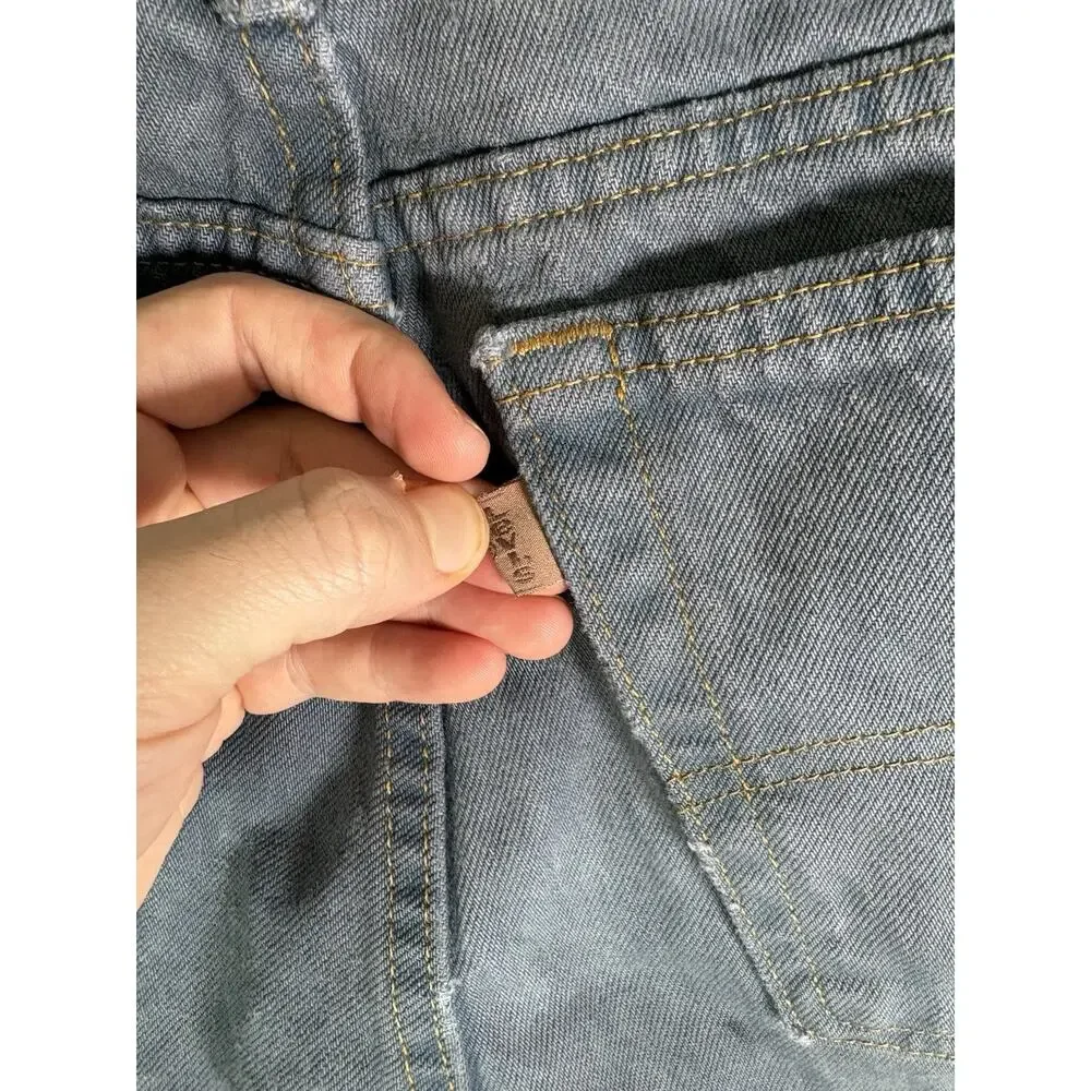 Vintage Levis 540 Jeans Mens 38x30 FITS 36x28 Blue Made USA Distressed THRASHED
